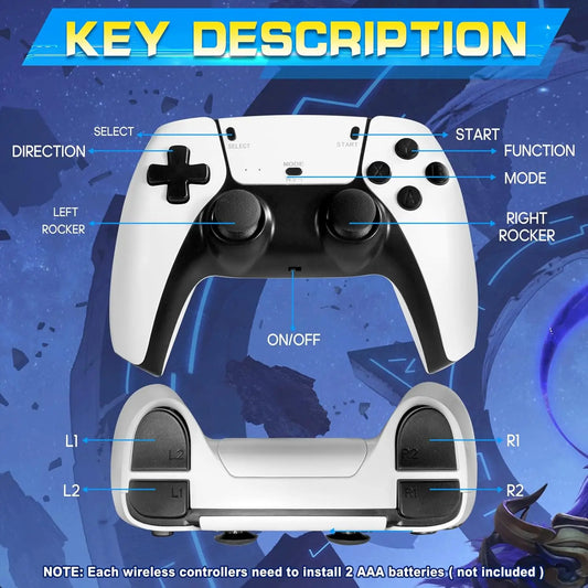 Consola retro M15 Plus, clásica consola retro con 23 emuladores