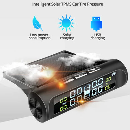 Sistema de monitoreo de presión de neumáticos (TPMS) con energía solar
