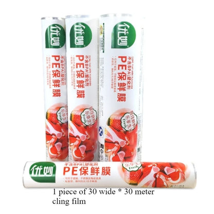 Dispensador de film plástico y papel de aluminio 2 en 1 con cortador deslizante: