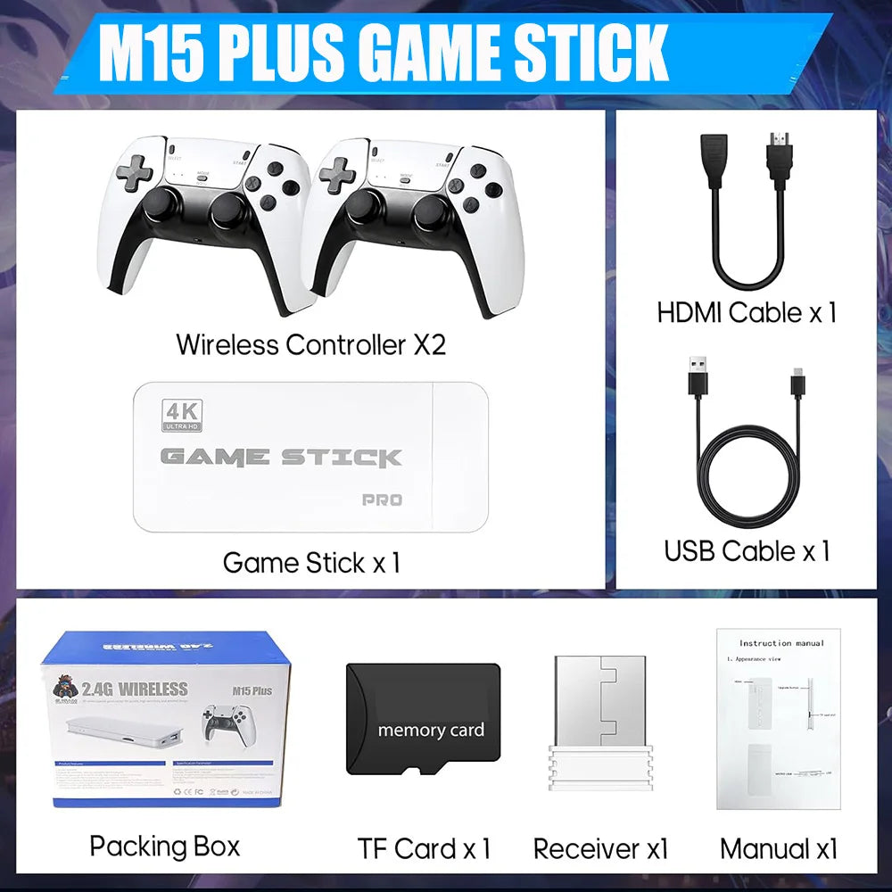 Consola retro M15 Plus, clásica consola retro con 23 emuladores