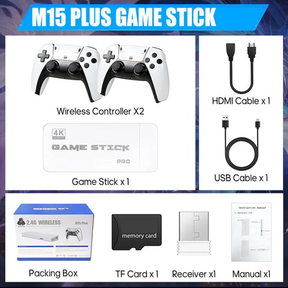 Consola retro M15 Plus, clásica consola retro con 23 emuladores