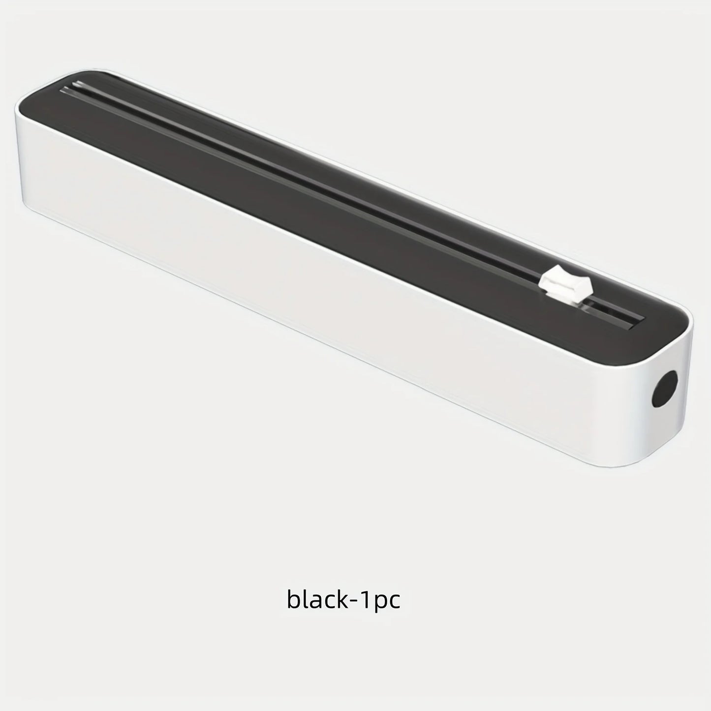 Dispensador de film plástico y papel de aluminio 2 en 1 con cortador deslizante: