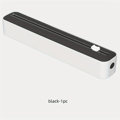 Dispensador de film plástico y papel de aluminio 2 en 1 con cortador deslizante: